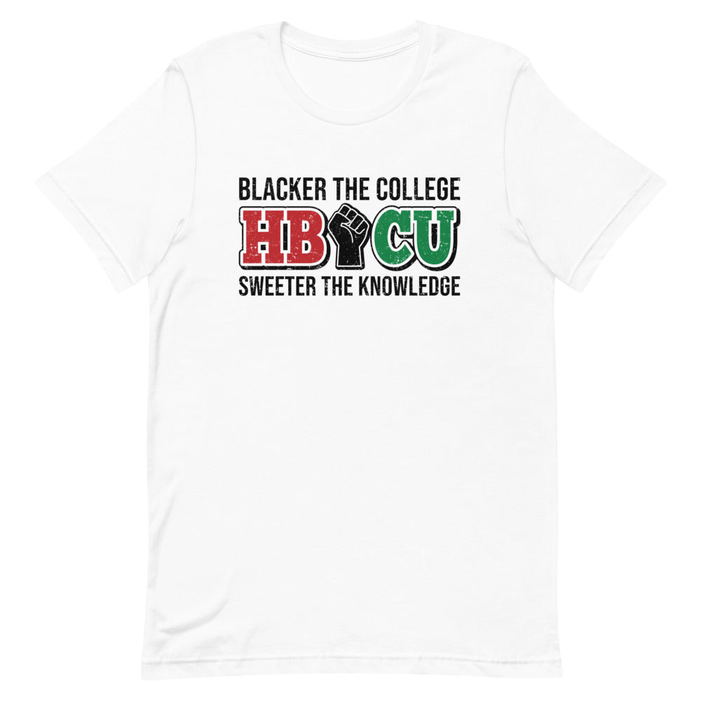 Blacker the college, sweeter the knowledge T-shirt