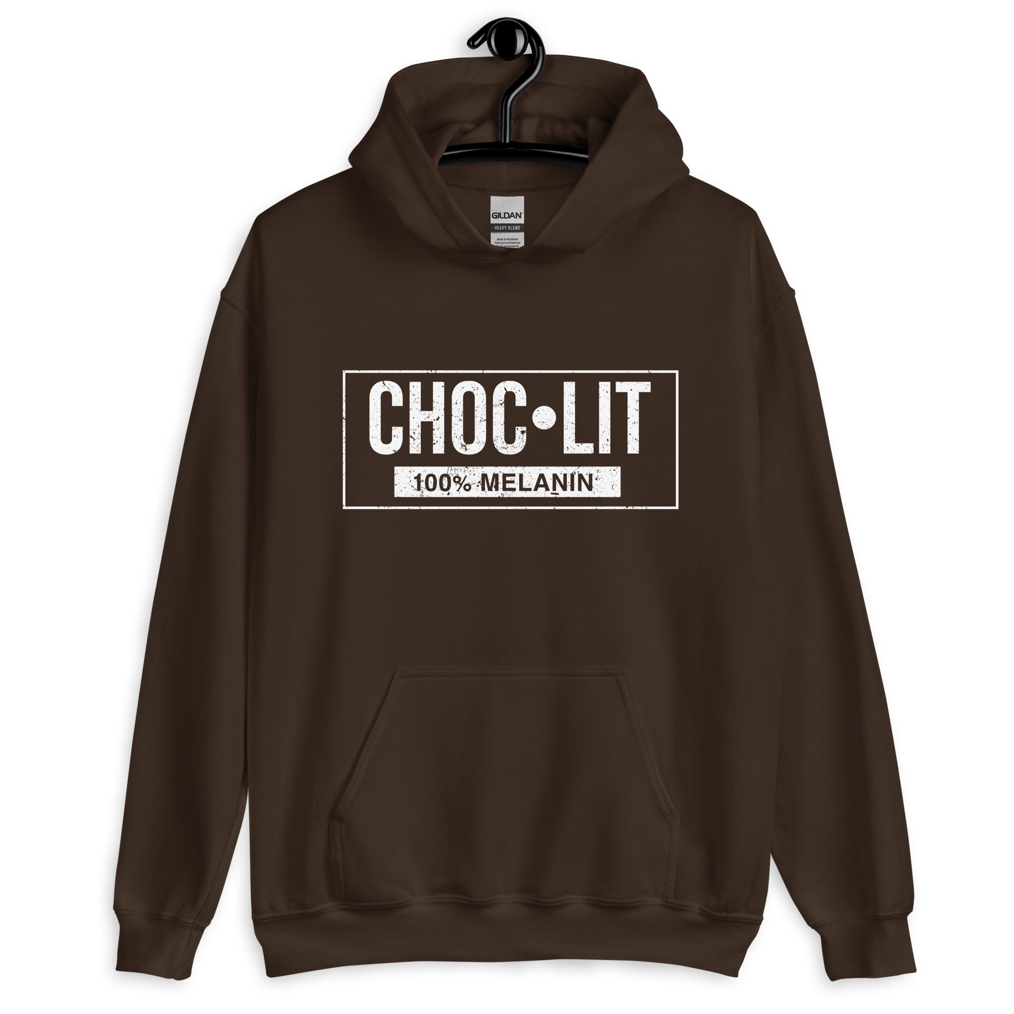 ChocLit 100% Melanin Hoodie – Black Pride Tees